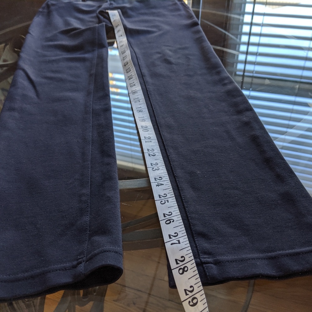 Ann Taylor Navy Ponte Five Pocket Leggings - Picture 2 of 8
